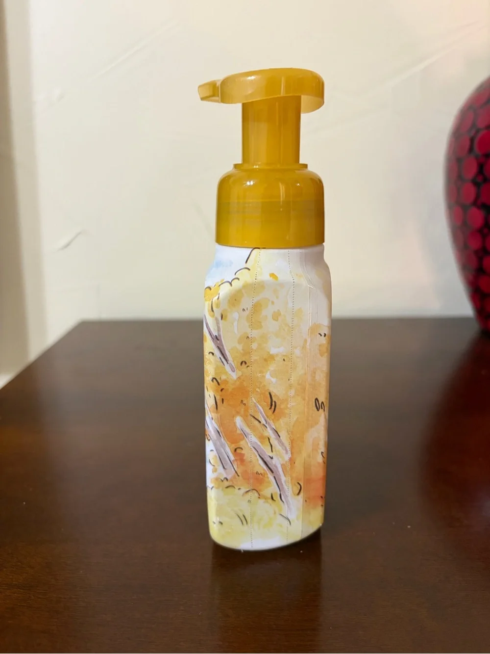 Bath & Body Works Leaves Scented 3 Wick Candle and Foaming Hand Soap Set